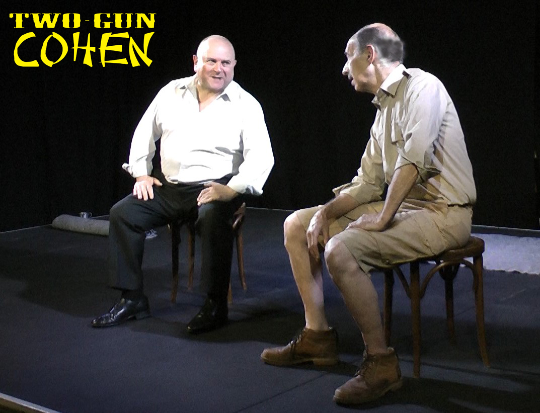Two-Gun Cohen at Ed Fringe 2023.Jonathan Meyer as Morris Cohen and Brian Seaton as Seymour Major